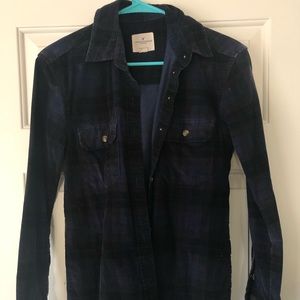American Eagle corduroy shirt size xxs